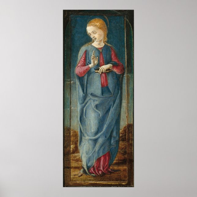 Virgin Annunciate - Cosmè Tura Fine Art Poster (Framsidan)