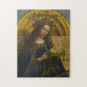 Virgin Enthroned, Gent Altarpart Pussel