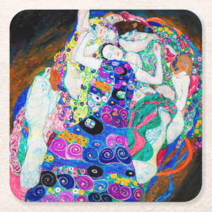 Virgin (flickor), Gustav Klimt Underlägg Papper Kvadrat