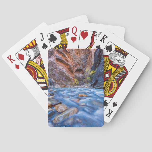 Virgin-flodens smal höst 3 spelkort (Baksidan)