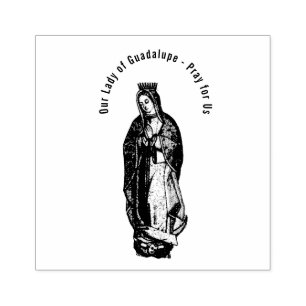 Virgin från Guadalupe Prayer-katolska Stämpel