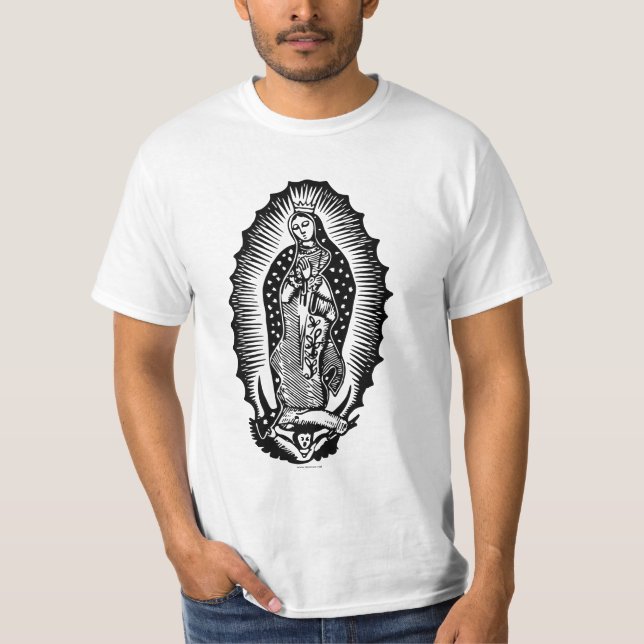 Virgin från Guadalupe T-shirt (Framsida)