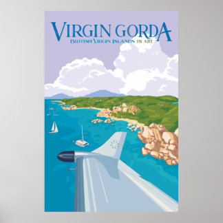 Virgin Gorda Poster (Lila)