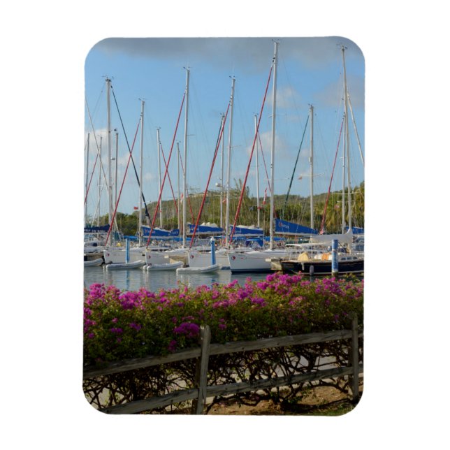 Virgin Gorda Yacht Harbor Magnet (Vertikal)