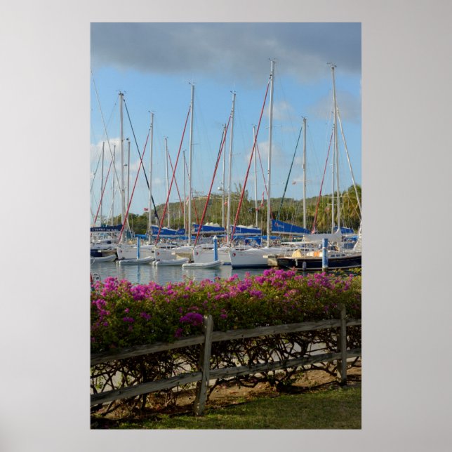 Virgin Gorda Yacht Harbor Poster (Framsidan)