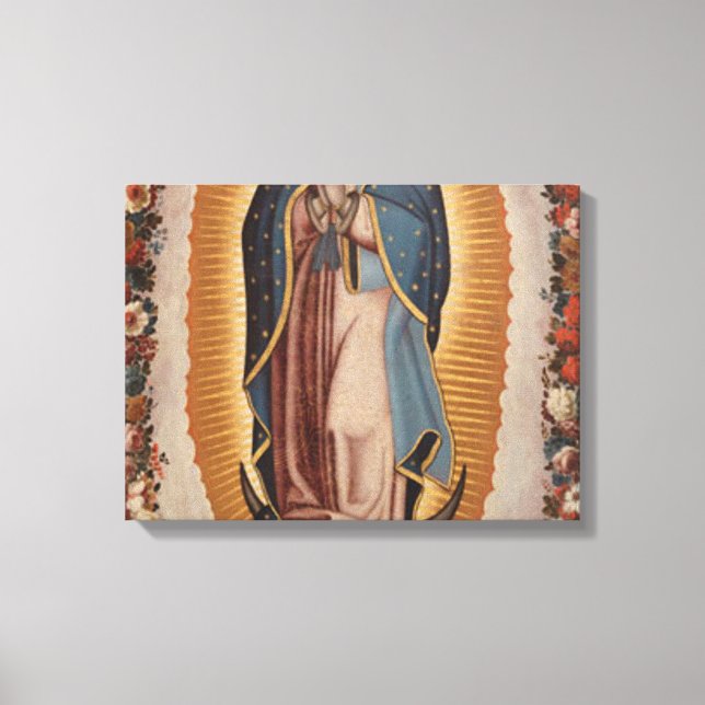 Virgin Guadalupe Canvastryck (Framsida)