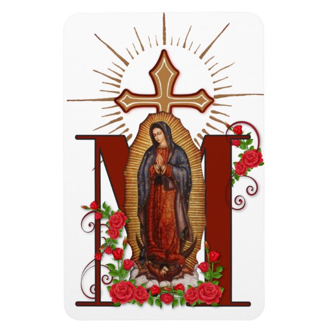 Virgin Guadalupe katolsk Religiösa Marian Kor Magnet (Vertikal)
