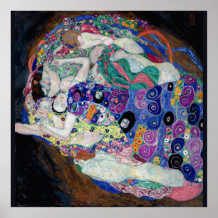 Virgin, Gustav Klimt Poster