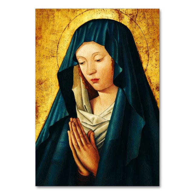 Virgin i bönen Riga Bordsnummer (Framsidan)