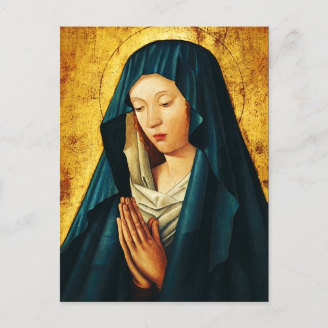 Virgin i bönen Riga Vykort (Framsida)
