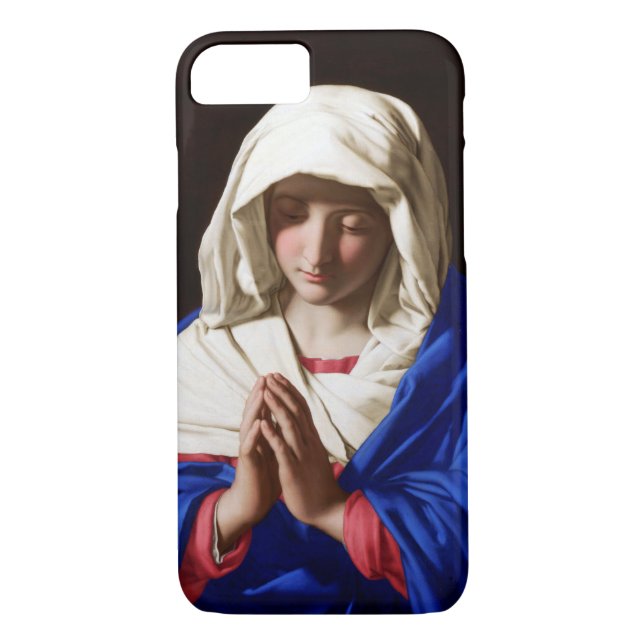 Virgin i Prayer, Sassoferrato Case-Mate iPhone Skal (Baksida)