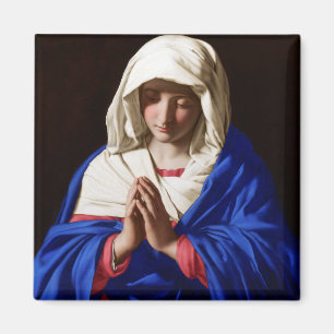 Virgin i Prayer, Sassoferrato Magnet