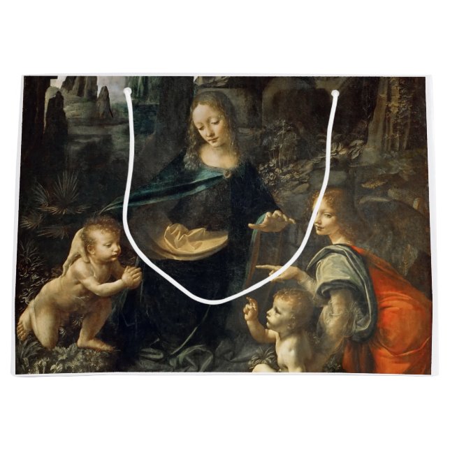 Virgin i Sten, Leonardo da Vinci (Framsidan)