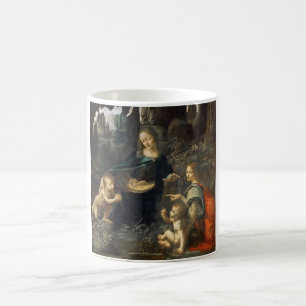 Virgin i Sten, Leonardo da Vinci Kaffemugg
