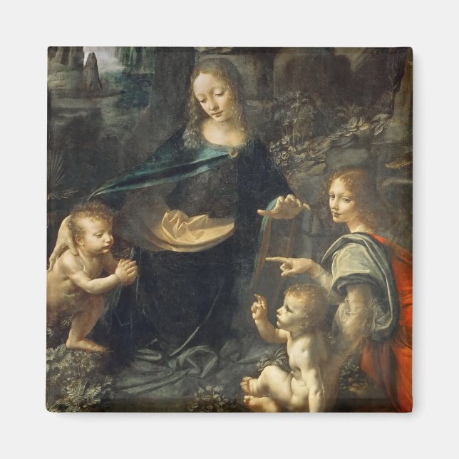 Virgin i Sten, Leonardo da Vinci Magnet (Framsidan)