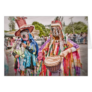Virgin Islands Caribbean Masqueraders Card Hälsningskort