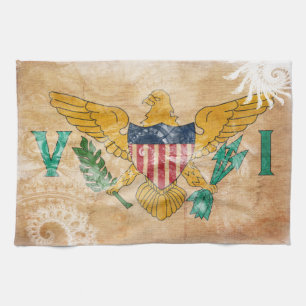 Virgin Islands flagga Kökshandduk