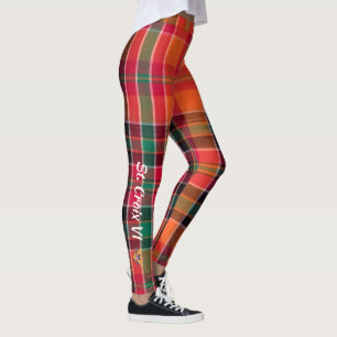 Virgin Islands Flagga USVI St. Croix Madras Leggings
