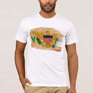 Virgin Islands flaggaT-tröja T-shirt