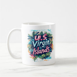 Virgin Islands Graffiti Vibes: Island Street Art Kaffemugg