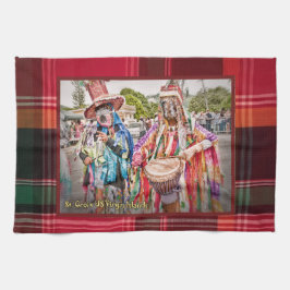 Virgin Islands Masqueraders St. Croix USVI Madras Kökshandduk