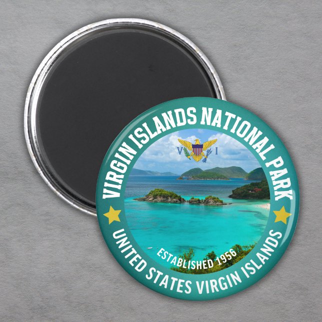 Virgin Islands National Park Est 1956 Magnet (Skapare uppladdad)