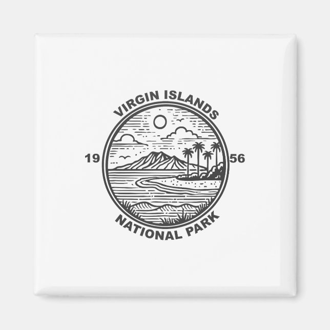 Virgin Islands National Park  Magnet (Framsidan)