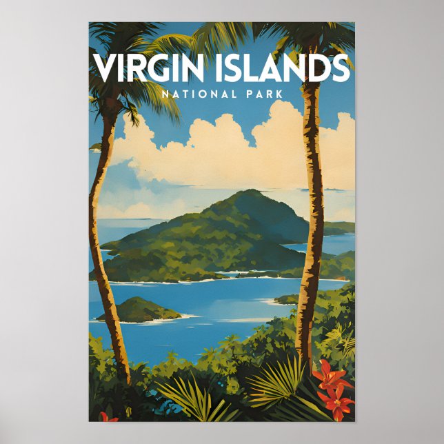 Virgin Islands National Park Travel Poster (Framsidan)