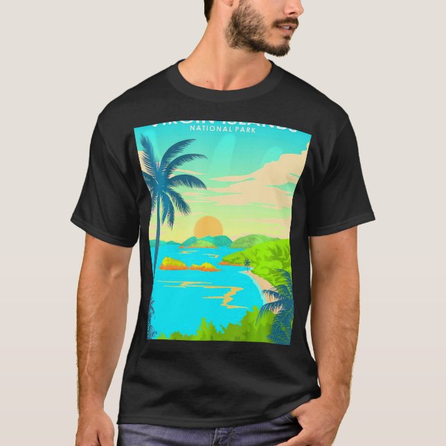Virgin Islands nationalpark T-Shirt (Framsida)