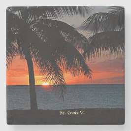 Virgin Islands St. Croix Sunset USVI Personalize Stenunderlägg