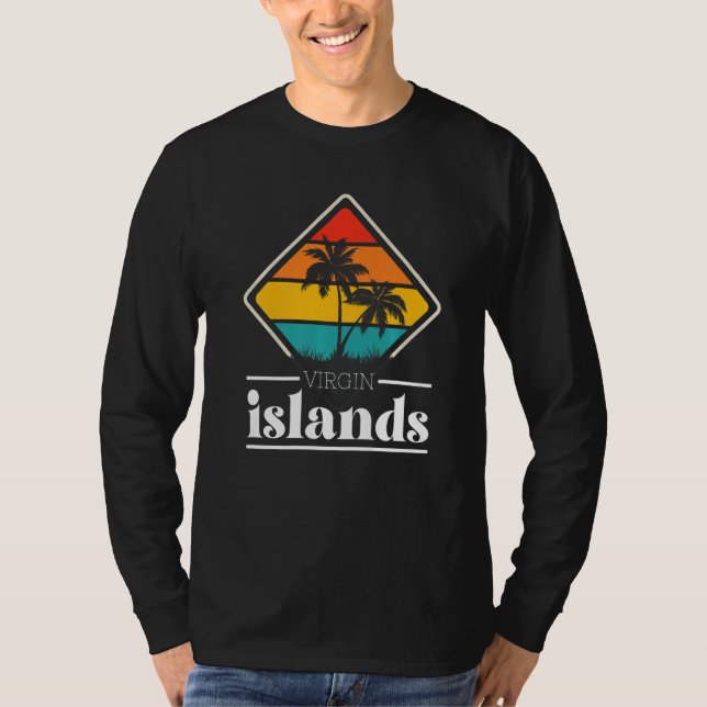 Virgin Islands St. John National Park Souvenir Bea T Shirt (Framsida)