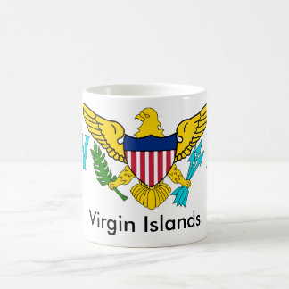 Virgin Islands statlig flaggamugg Kaffemugg