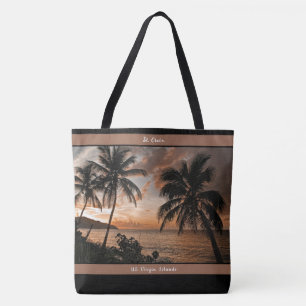 Virgin Islands Sunset USVI Tropical Personalize Tygkasse
