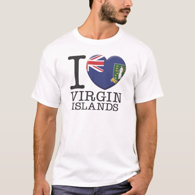 Virgin Islands Tee Shirt (Framsida)