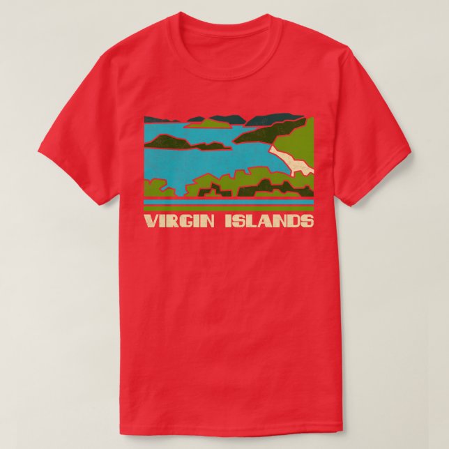 Virgin Islands US National Park Gift Virgin Island T Shirt (Design framsida)