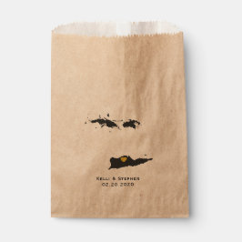 Virgin Islands Wedding Favor Bags, Treat Bags