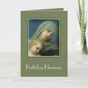 Virgin Madonna Mary med Jesus Jesus Kort