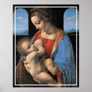 Virgin Mary ammar Kristus Child-324 Poster
