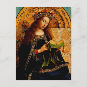 Virgin Mary av Jan van Eyck Vykort