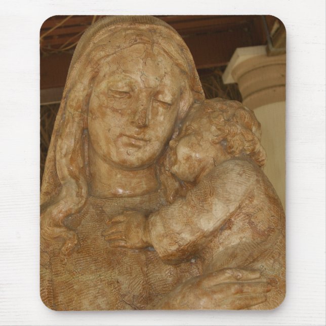 Virgin Mary & Baby Jesus Statue Musmatta (Framsidan)