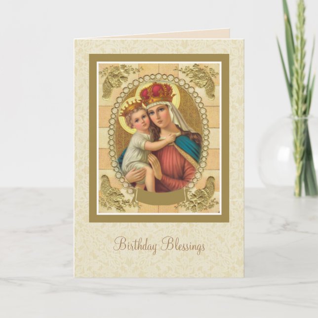 Virgin Mary Birthday Special Ocction Catholique Kort (Framsida)