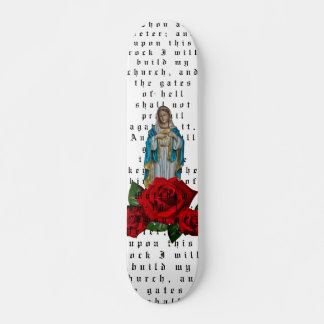 VIRGIN MARY BOARD MINI SKATEBOARD BRÄDA 18,5 CM