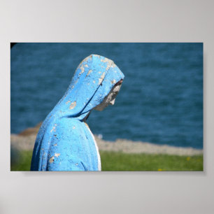 Virgin Mary bortser från Atlanten Poster