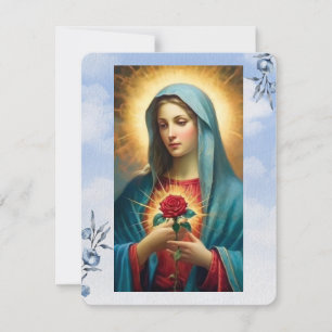 Virgin Mary Catholique Funeral Memorial Heliga Car