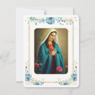 Virgin Mary Catholique Funeral Memorial Heliga Car