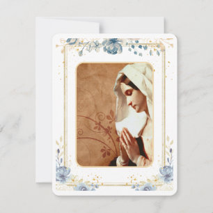 Virgin Mary Catholique Funeral Memorial Heliga Car