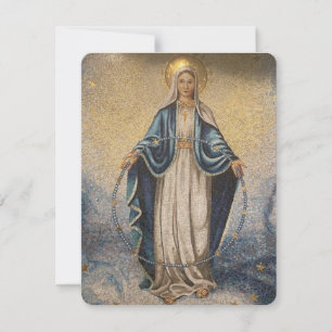Virgin Mary Catholique Funeral Memorial Heliga Car