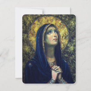 Virgin Mary Catholique Funeral Memorial Heliga Car