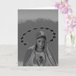 Virgin Mary Christian Card Kort