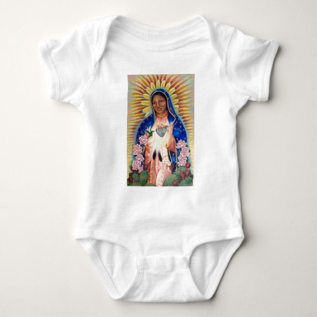 Virgin Mary - Dam i Guadalupe T-shirt (Framsida)
